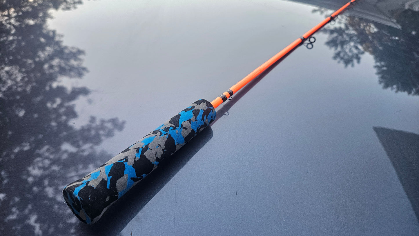 CARBINE STIX 36" Blaze Orange w/ Gray Blue Camo Grip