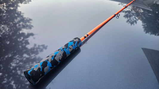 CARBINE STIX 36" Blaze Orange w/ Gray Blue Camo Grip