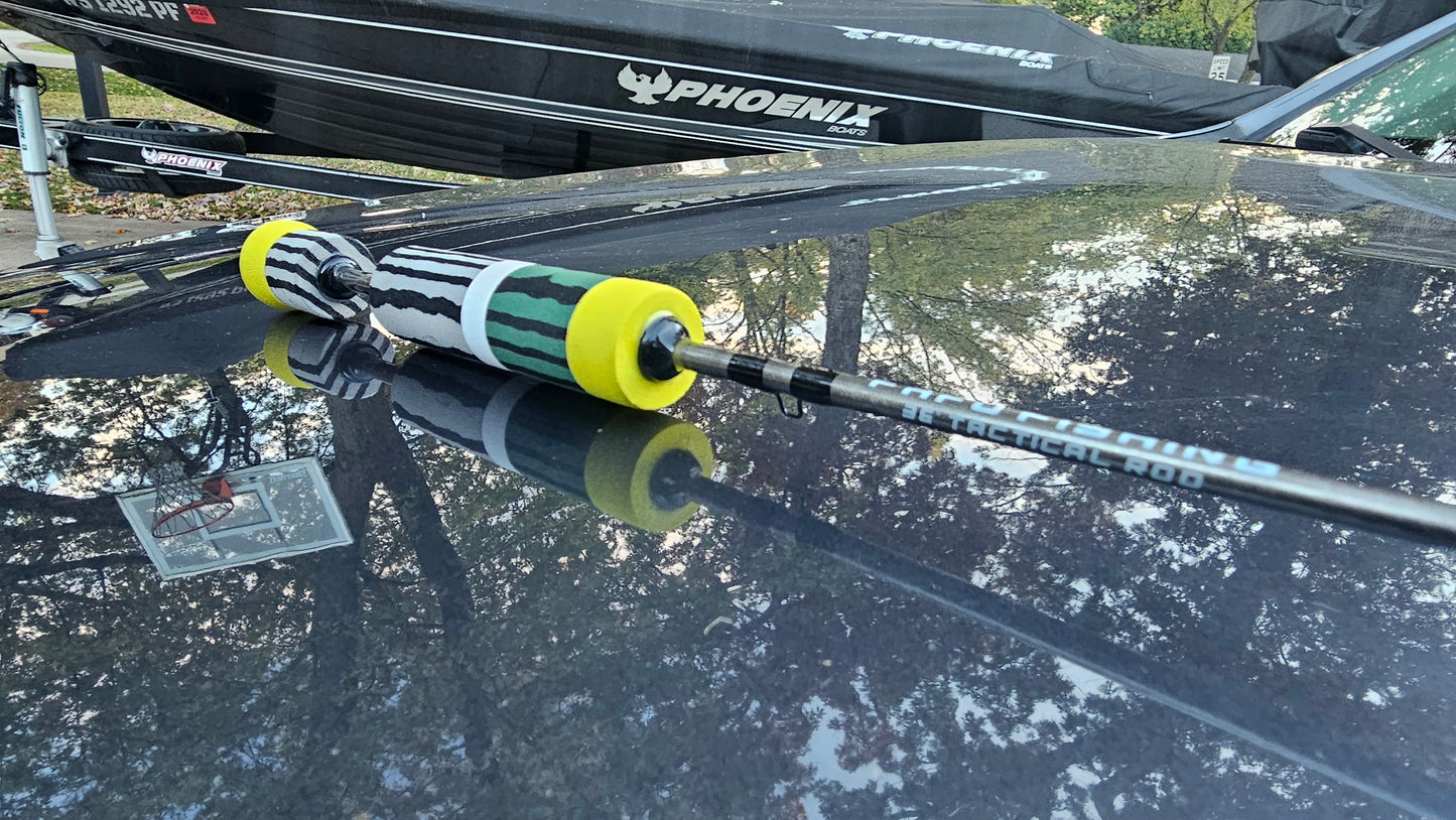 TACTICAL ROD 36" Gunmetal w/ Duck Hunt Split Grip