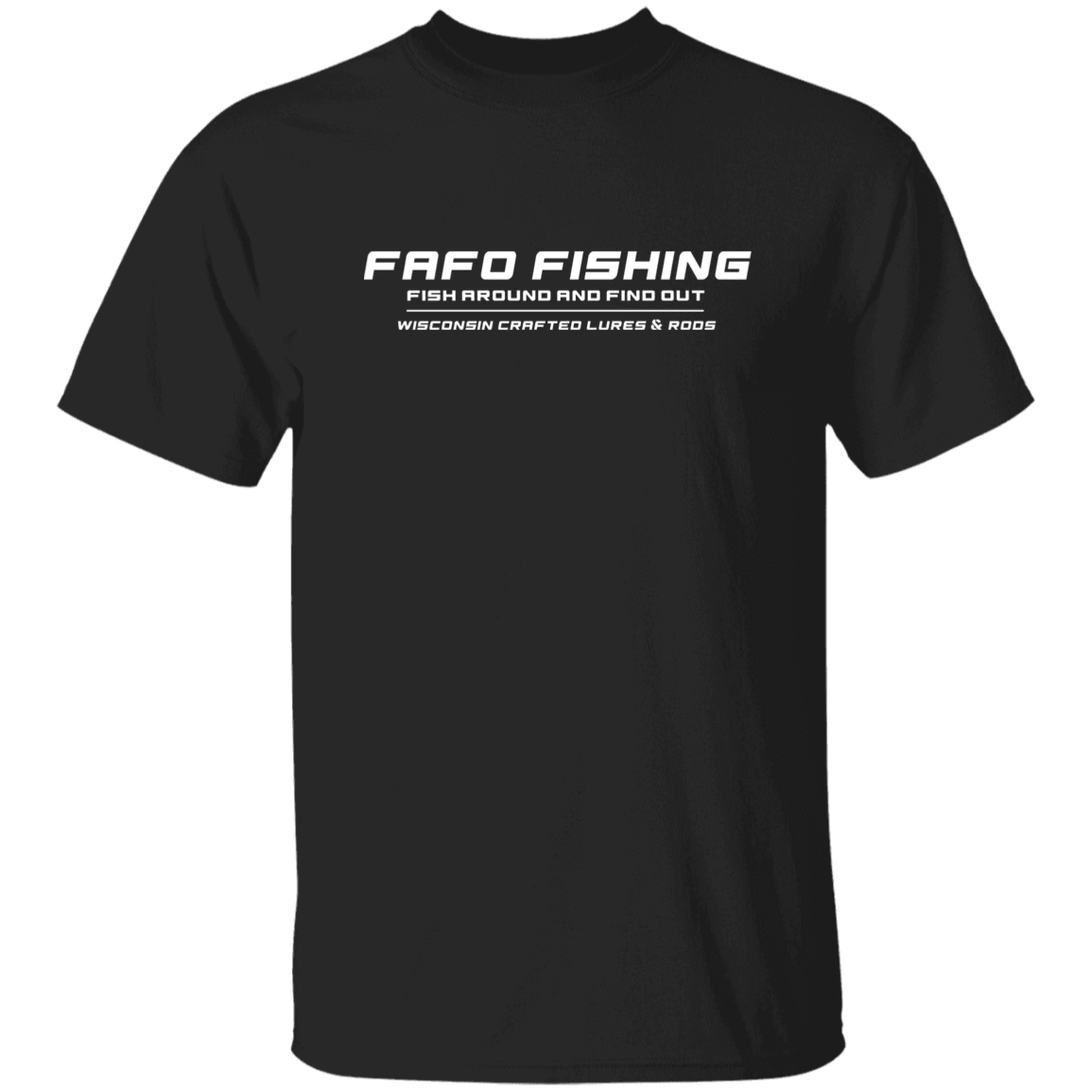 FAFO FISHING T-Shirt Whit Logo