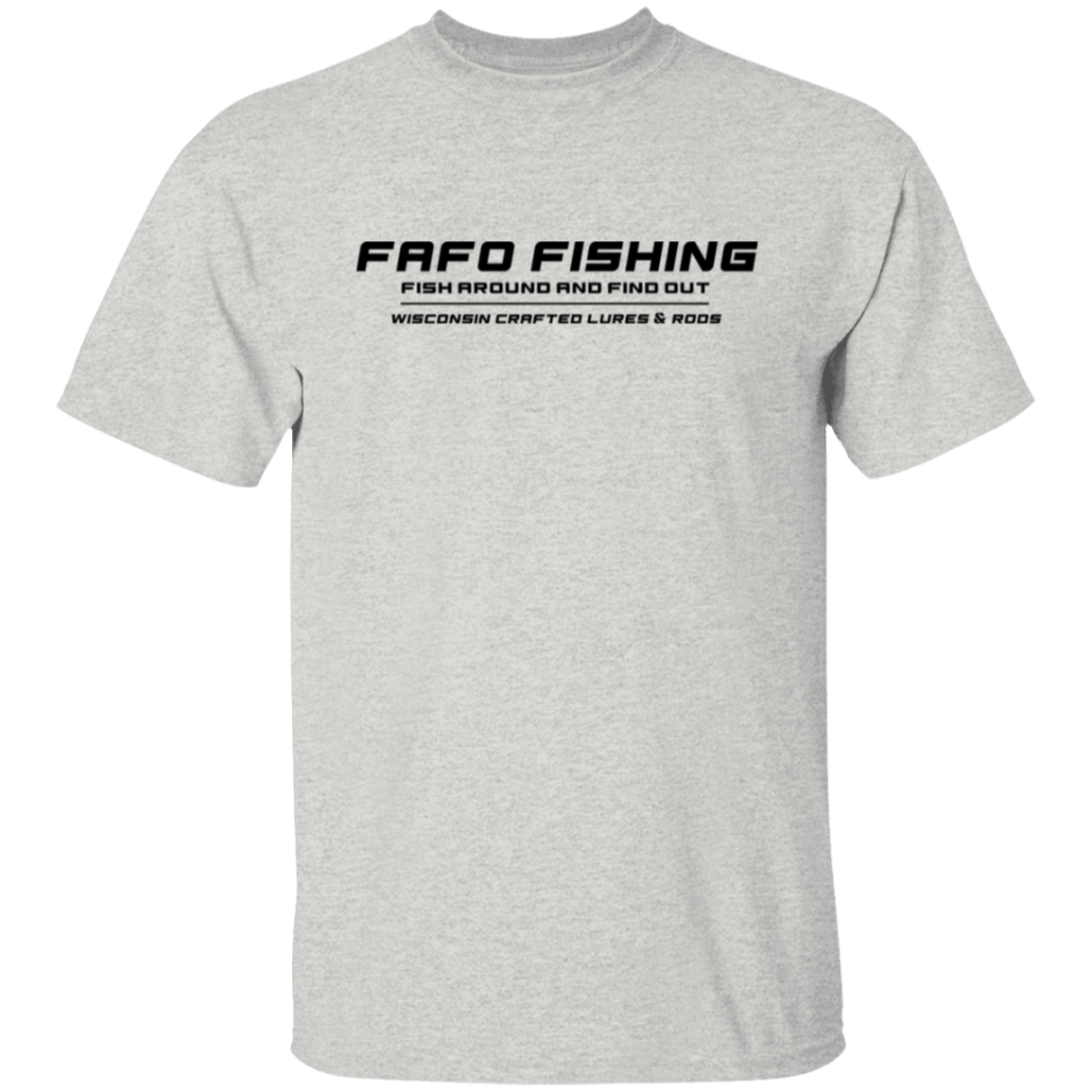 FAFO FISHING Black Logo Shirt