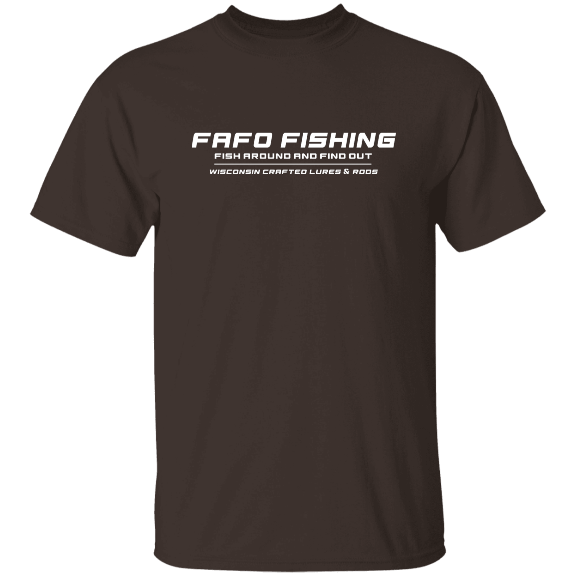 FAFO FISHING T-Shirt Whit Logo