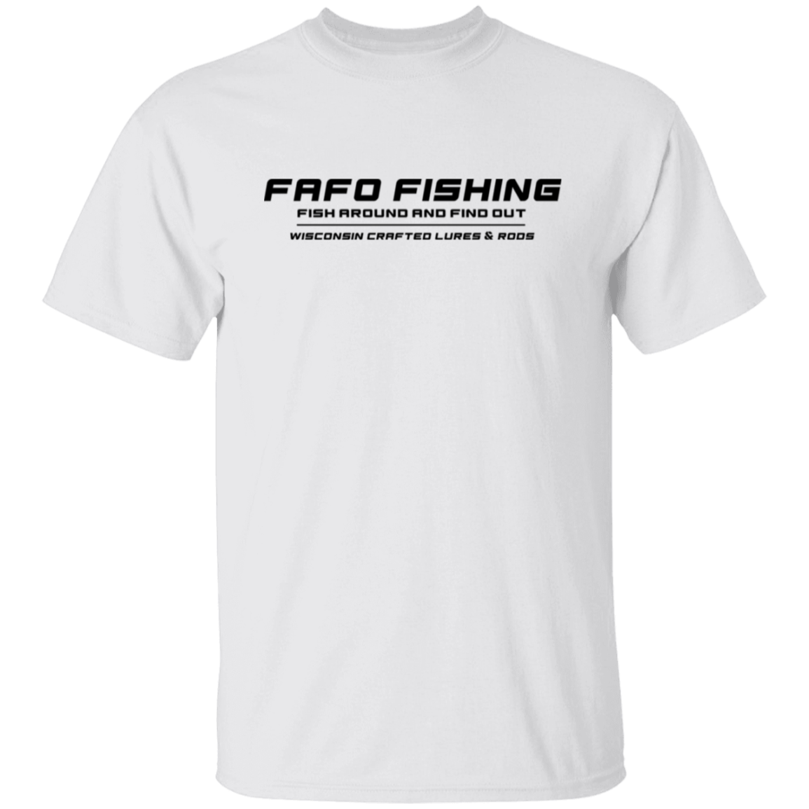 FAFO FISHING Black Logo Shirt
