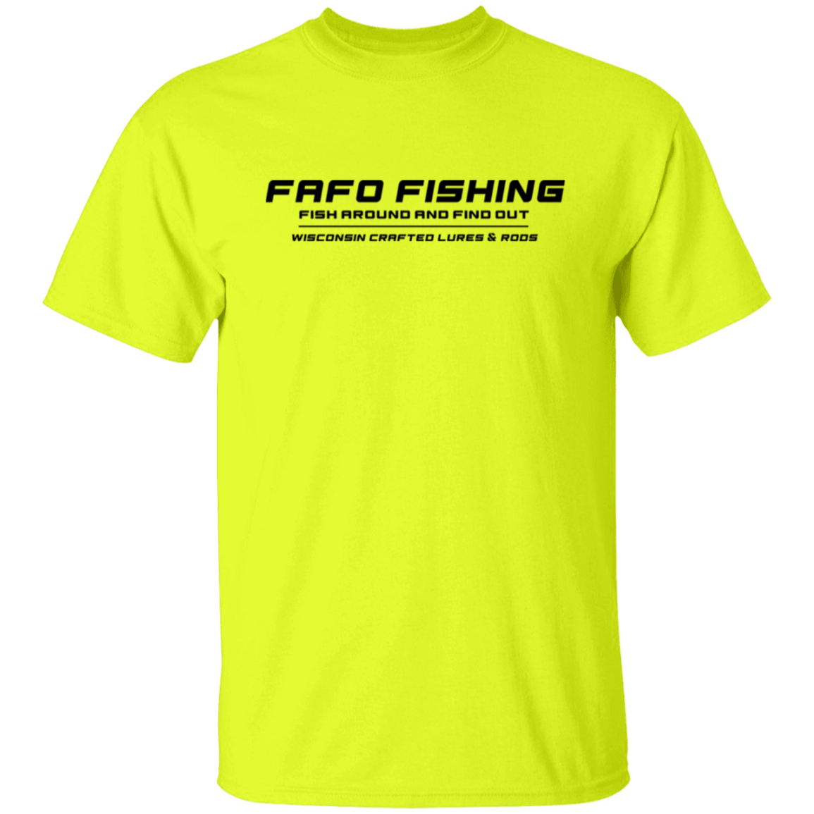 FAFO FISHING Black Logo Shirt