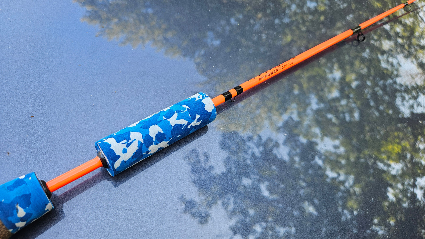 33" Power Noodle - Orange w/ Blue Split Grip