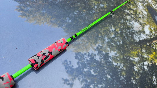 33" Power Noodle - Green w/ Red Split Grip