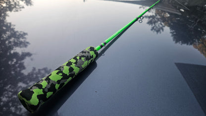 CARBINE STIX 33" HiViz Green w/ Green Camo Camo Grip