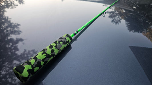 CARBINE STIX 33" HiViz Green w/ Green Camo Camo Grip