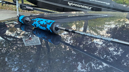 TACTICAL ROD 33" Gunmetal w/ Blue Black Camo Split Grip