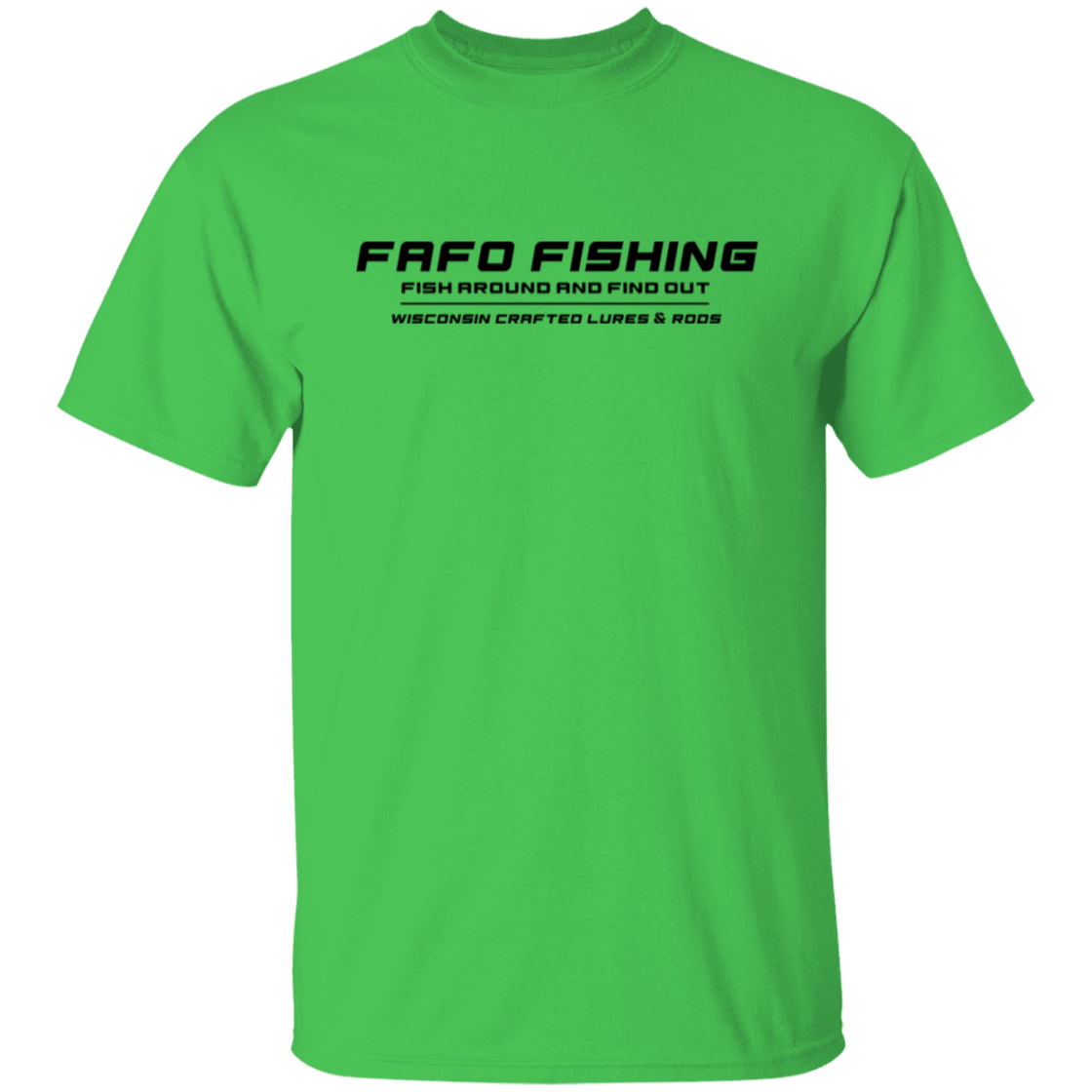 FAFO FISHING Black Logo Shirt