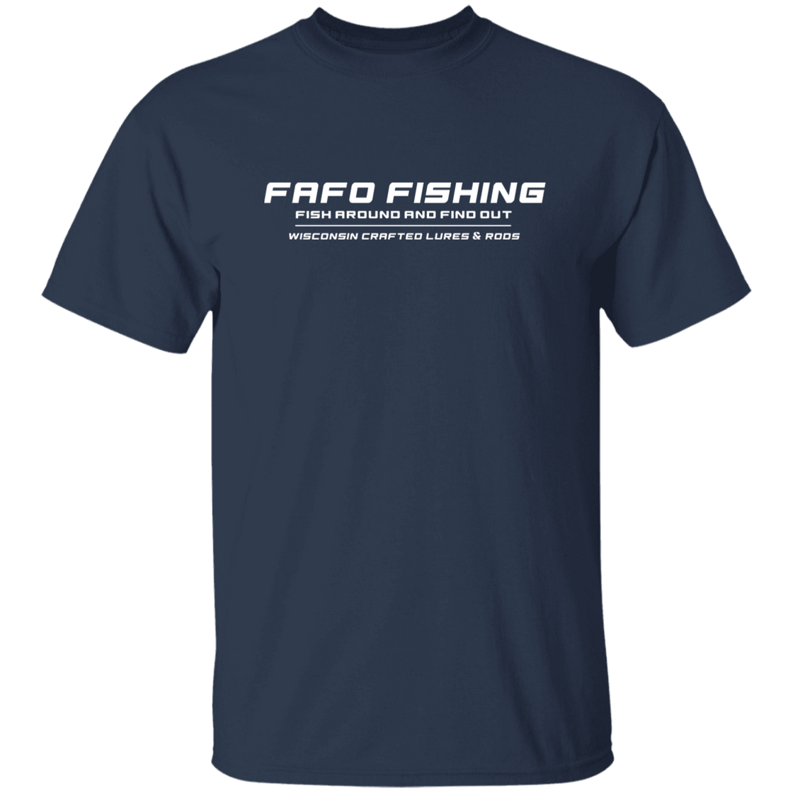 FAFO FISHING T-Shirt Whit Logo