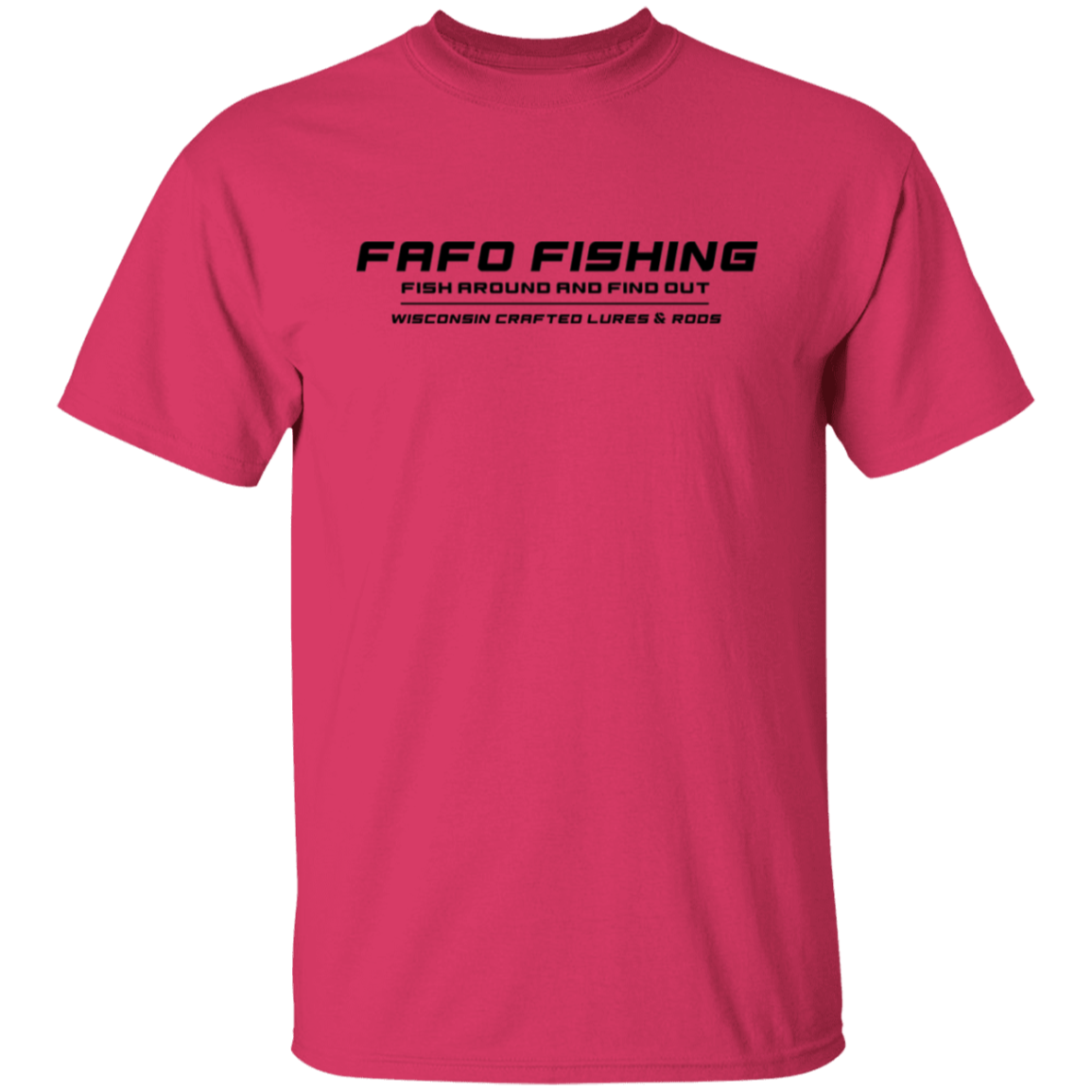 FAFO FISHING Black Logo Shirt